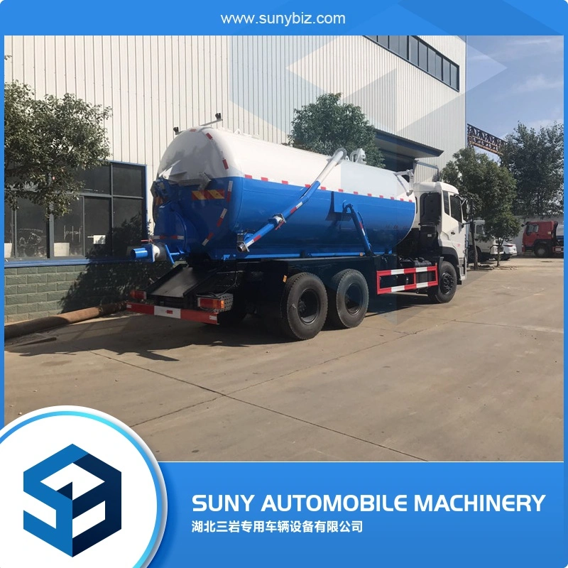 Vacuum Sewage Tank 18 Cbm Trucks Sewage Fecal Vacuum Truck